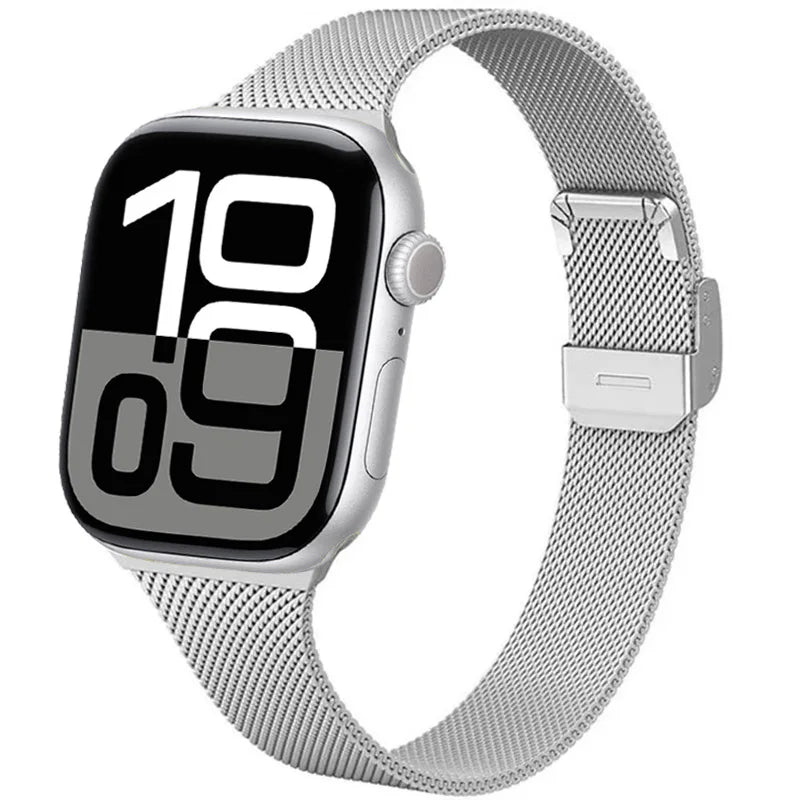 Milanese band for Apple Watch 44mm 40mm 45mm 41mm 46mm 42mm 38mm 49mm metal band Apple Watch Series 11 10 Ultra 9 8 7 6 5 SE3 band