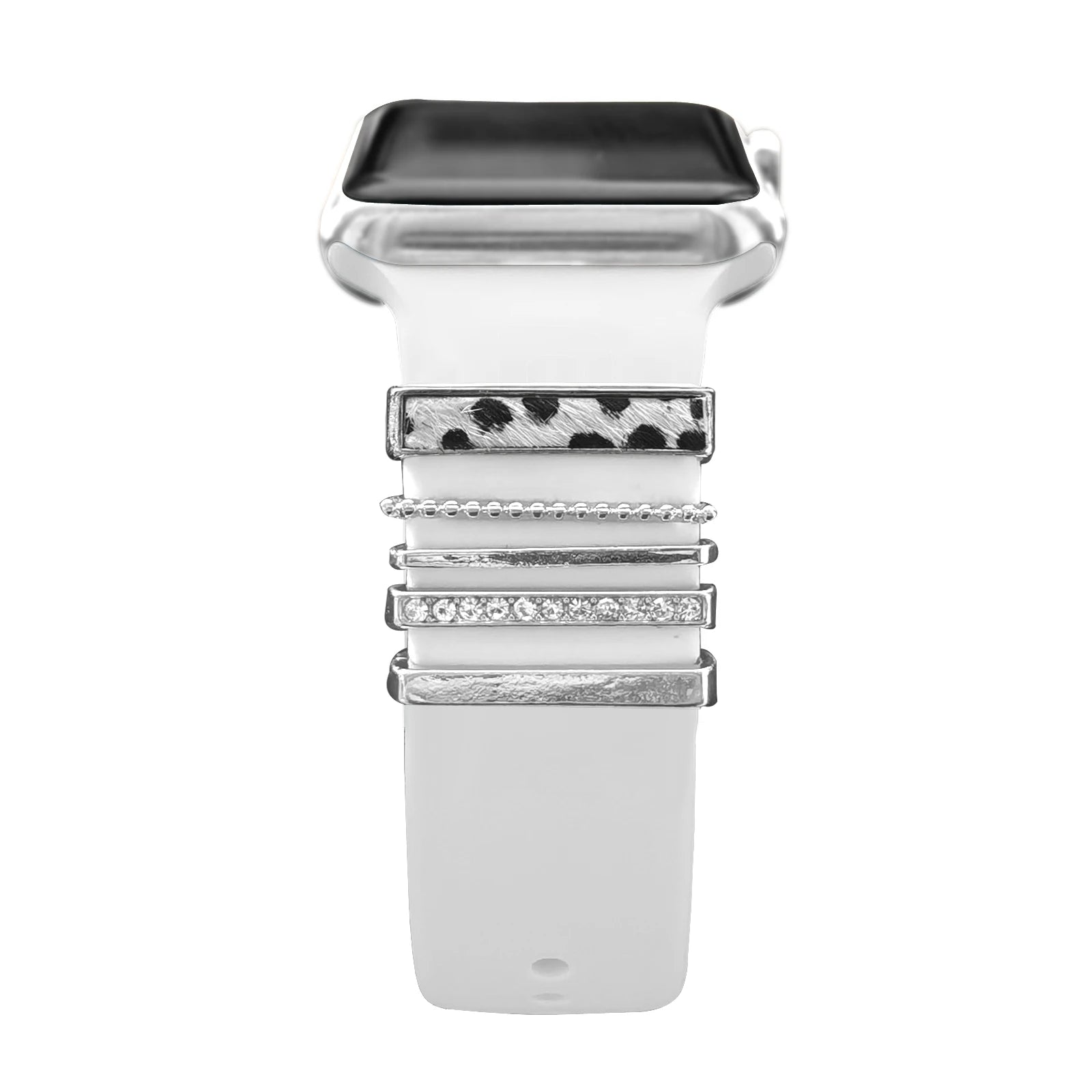 Decoration For Apple Watch band Series 8 7 6 5 4 SE 9 Accessories Diamond Jewelry Charms for Samsung Huawei watch fit 3 band