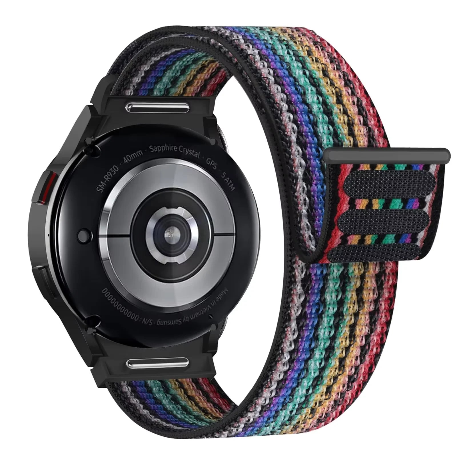 No gaps Band For Samsung Galaxy Watch 7 6 FE 4 Classic 5 pro 44mm 40mm 47mm 45mm Nylon Loop bracelet correa Galaxy Watch 7 Strap