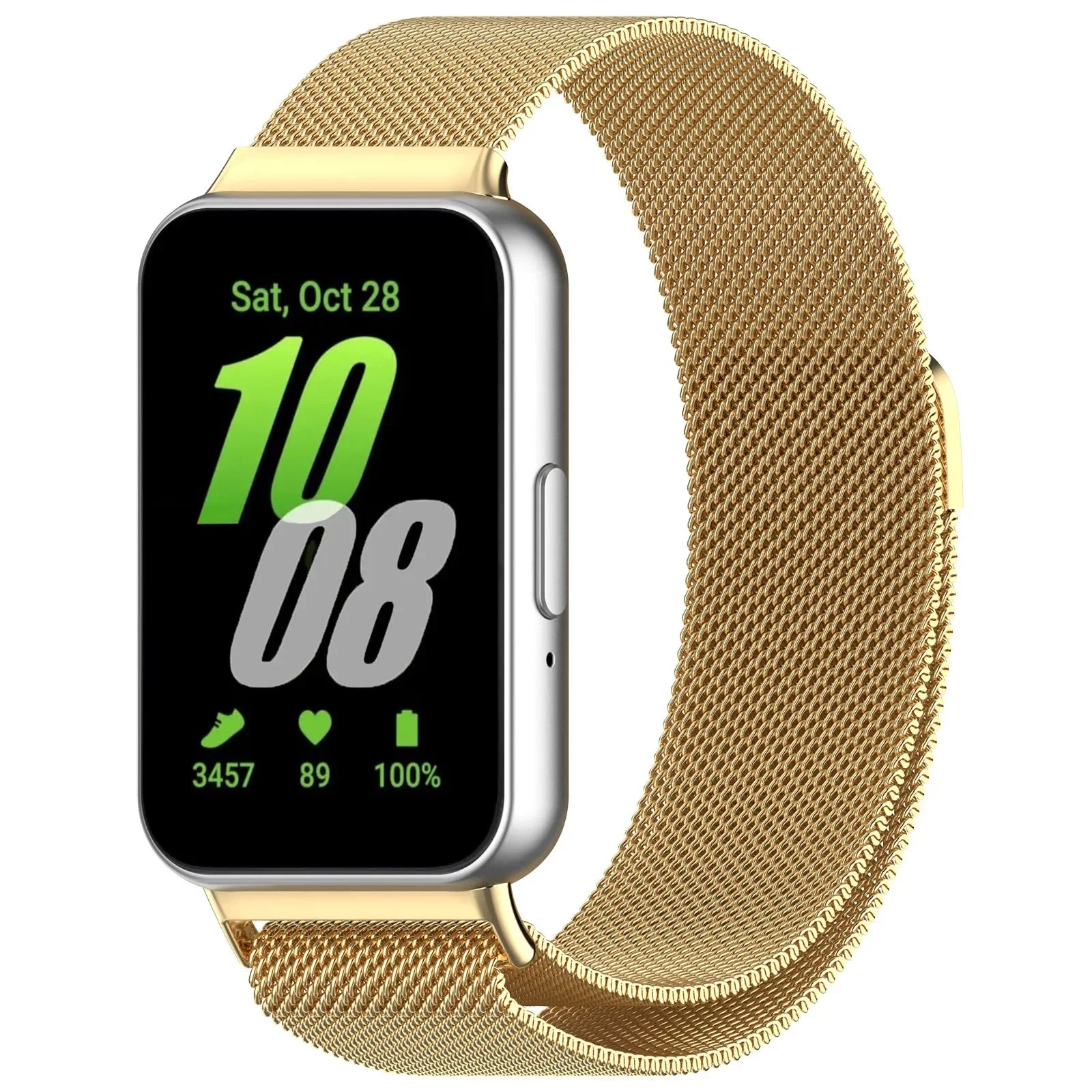 Sport Loop Strap for Samsung Galaxy Fit 3 Accessories Stainless Steel metal belt Bracelet Correa Magnetic Galaxy Fit3 band