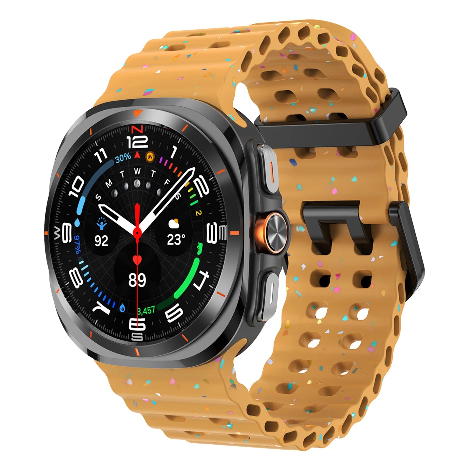 Luminous Strap for Samsung Galaxy Watch 7 Ultra 47mm Smart Watchband Silicone Bracelet for Galaxy Watch 7 Ultra Men Women Correa