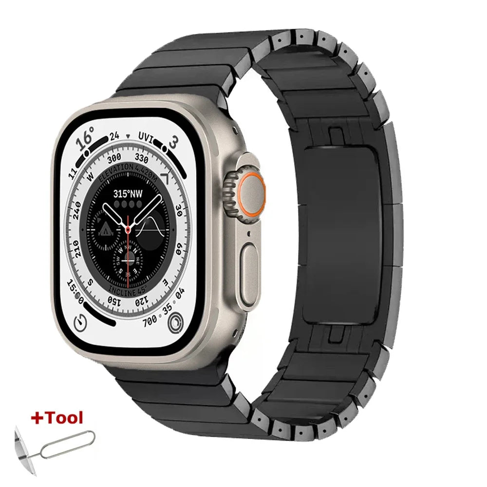 Stainless Steel band for Apple Watch band Ultra 3 49mm 46mm 42mm 45mm 41mm 44mm 40mm metal band for Apple Watch 11 10 9 8 7 6 5 4 SE