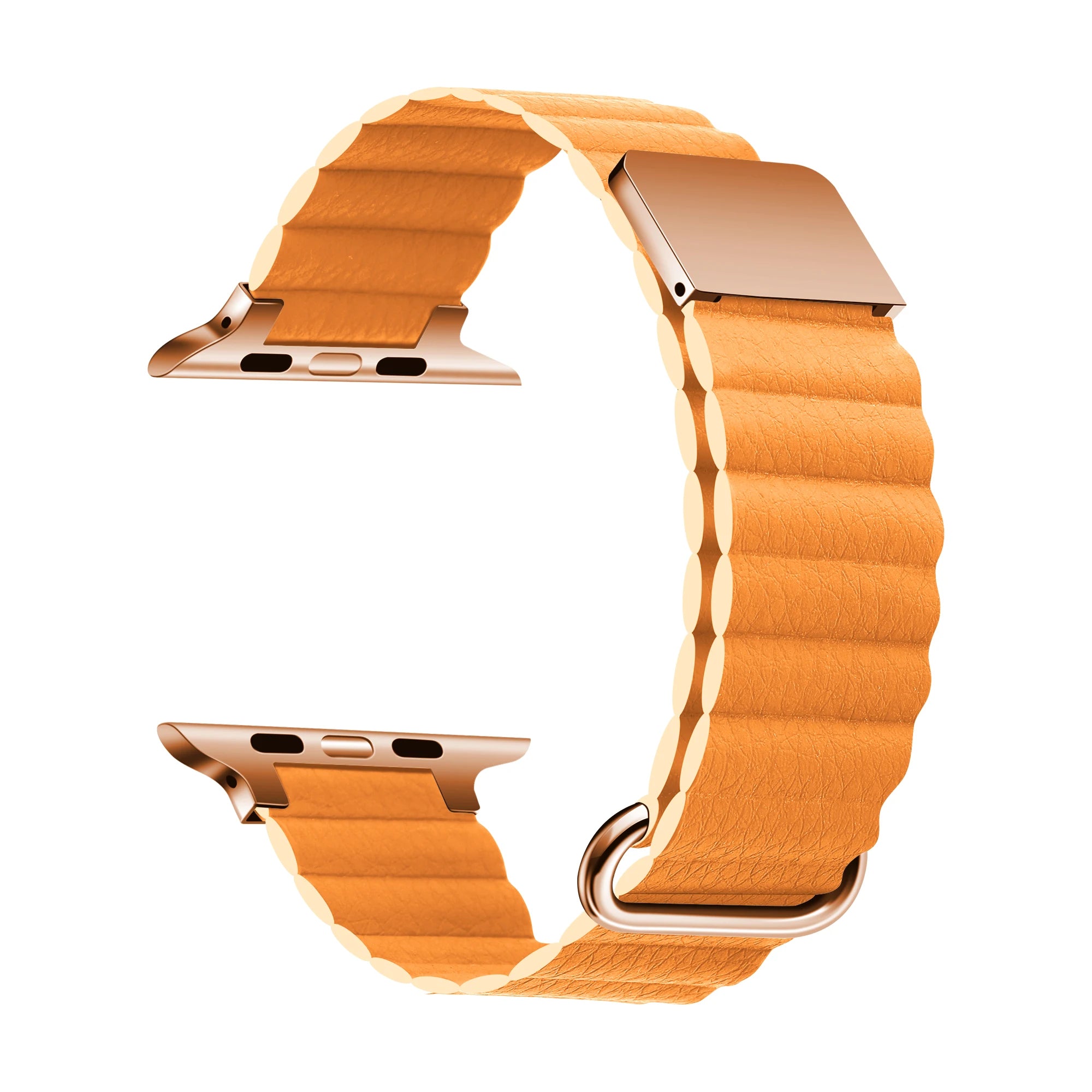 Leather Loop for Apple Watch Ultra band 49mm 44mm 40mm 41mm 45mm 42mm 38mm Magnetic band for Apple Watch Series 8 7 SE 6 5 4 3 2 1