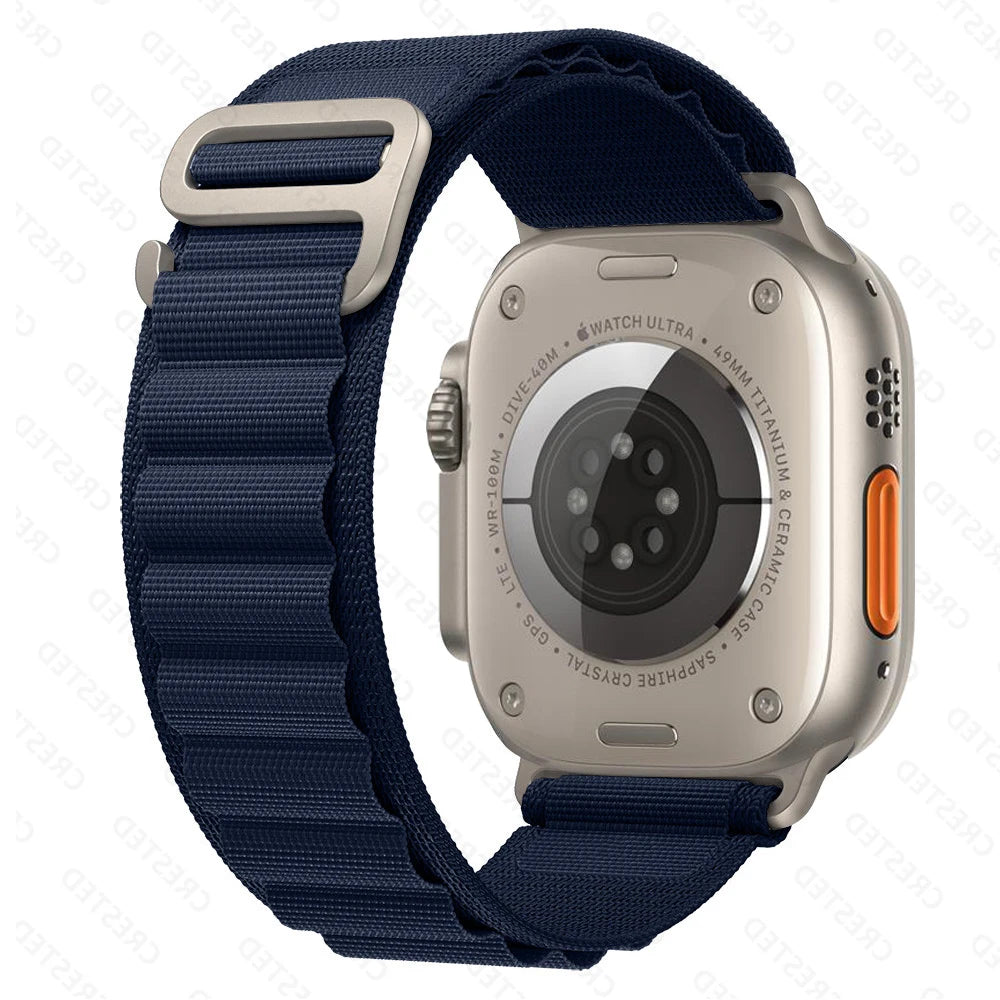 Alpine loop band for Apple Watch Ultra 2 band 49mm 44mm 40mm 41mm 45mm 42mm 46mm correa band Apple Watch Series 7 SE 3 8 9 10 11