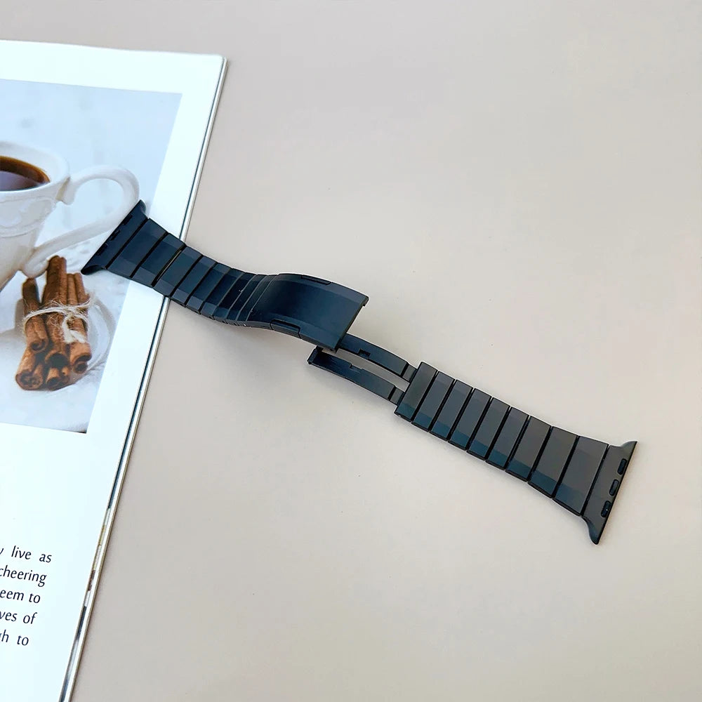 Quick Fit metal watch band for Apple Watch Ultra 2 1 49mm 10 46mm Stainless Steel band for Series 9 8 7 6 5 4 45mm 44mm band