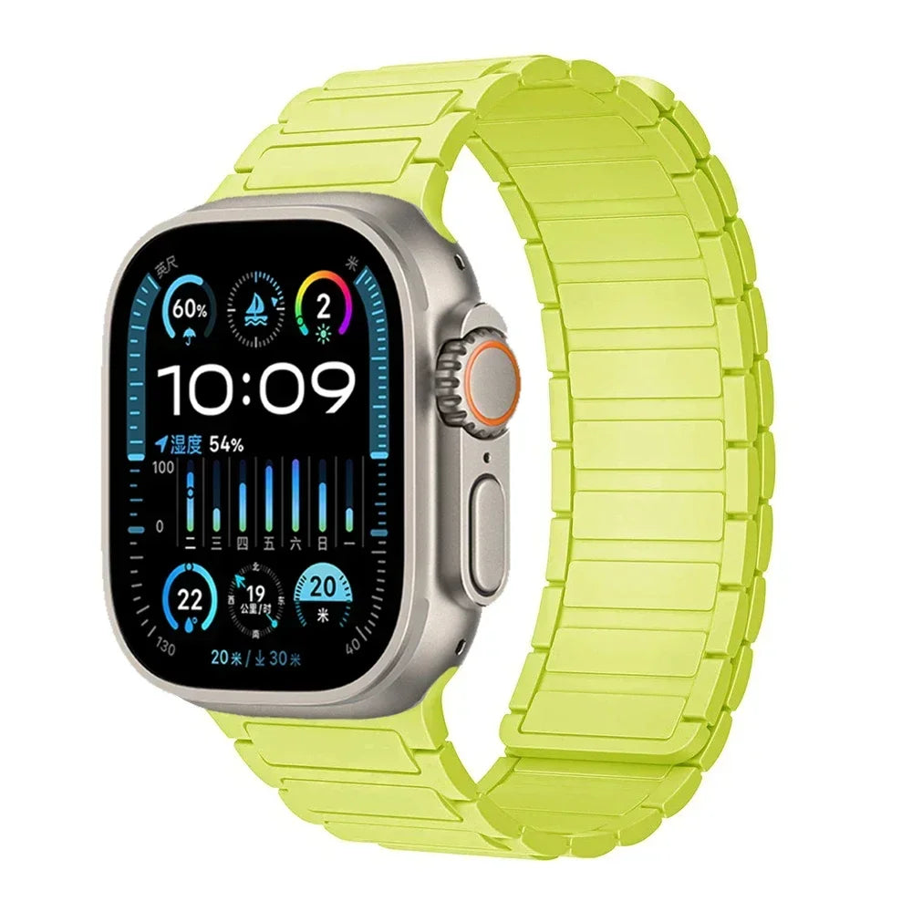 Magnetic Loop band for Apple Watch Ultra 2 1 band 49mm 10 9 8 7 46mm 42mm 45mm 41mm Silicone band Apple Watch 6 5 4 SE 40mm 44mm
