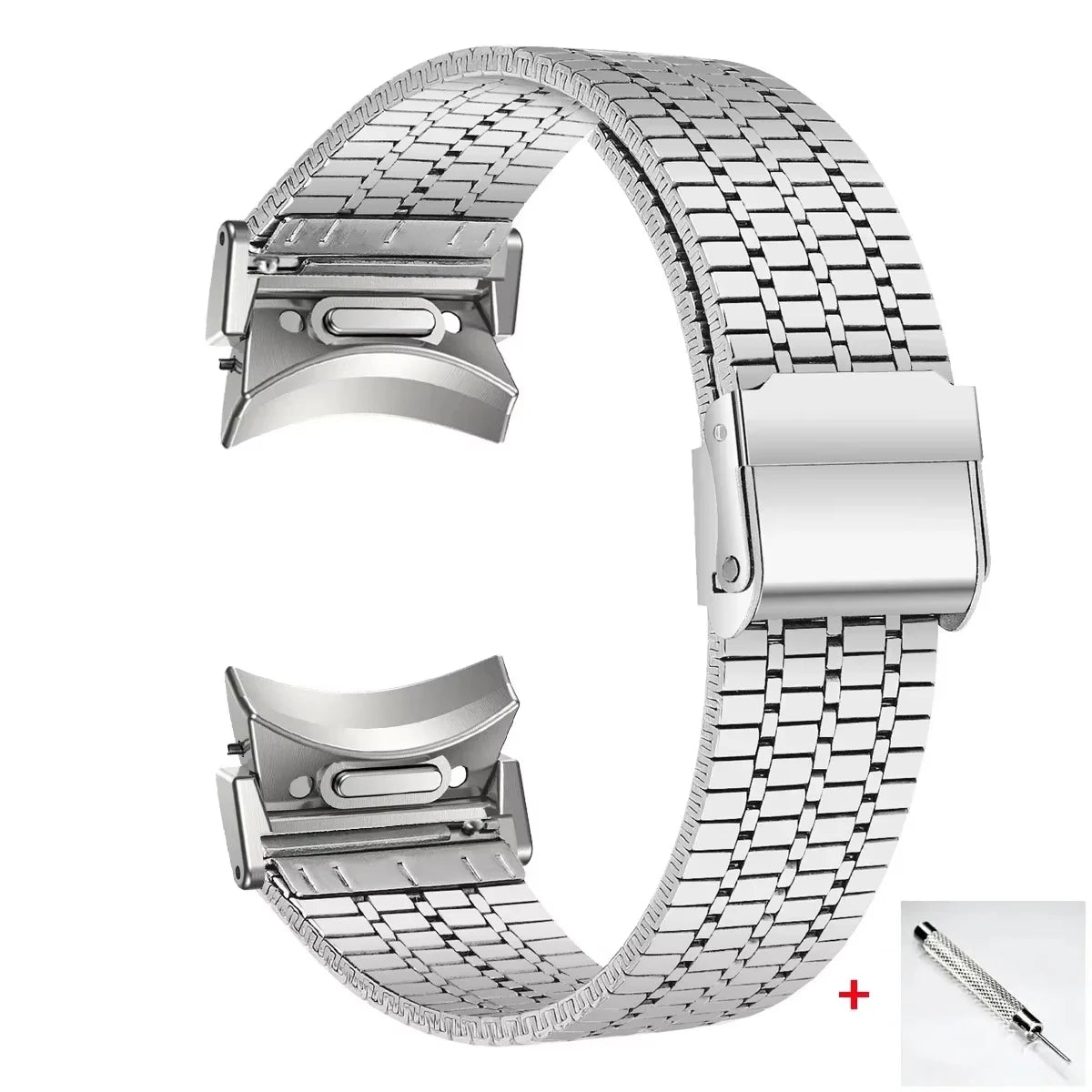 No Gaps Stainless Steel Strap for Samsung Galaxy Watch 7 6 5 4 40mm 44mm 6 4 Classic 47mm 43mm Metal Bracelet for 5Pro 45mm Band