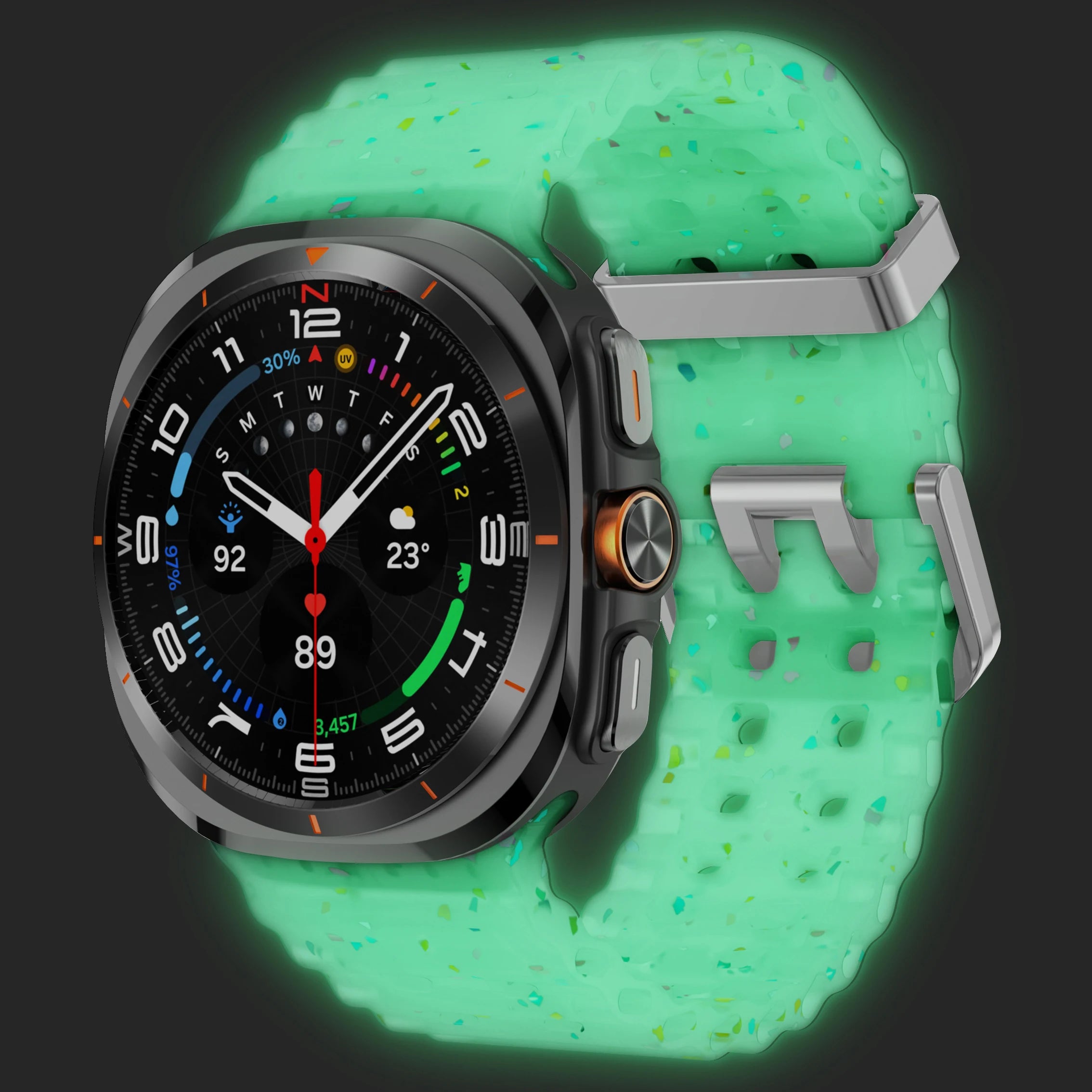 Silicone Breathable Strap For Samsung Galaxy Watch Ultra 47mm Marine Wristband Bracelet Galaxy Watch Ultra(2025) 47mm Watchband