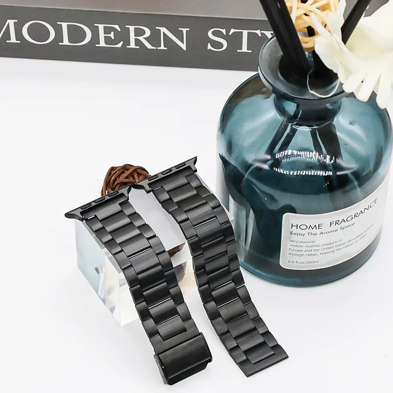 Stainless Steel band For Apple Watch band 45mm 41mm 42mm 46mm 40mm 44mm Ultra 49mm band For Apple Watch Series 10 9 8 7 6 5 SE 4