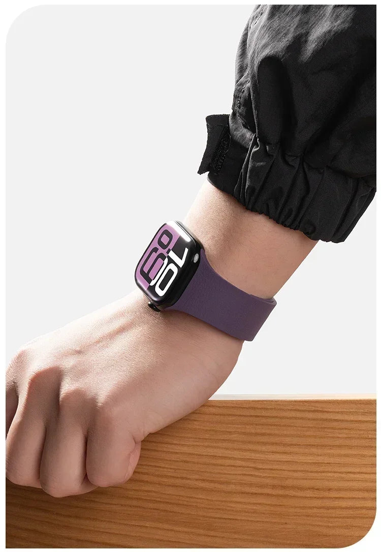 Magnetic band For Apple Watch band Ultra 2 49mm 44mm 45mm 46mm 42mm 40mm Belt Silicone band Apple Watch Series 10 8 7 6 5 9 SE