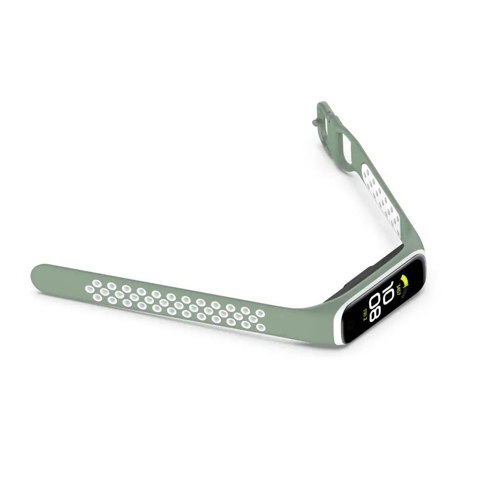 Soft Double Color Wristband Replacement Bracelet Strap Silicone For Samsung Galaxy Fit 2 SM-R220