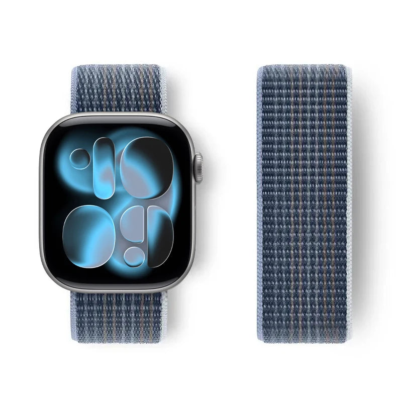 band For Apple Watch 11 band 10 8 9 7 6 5 SE Ultra 3 49mm 46mm Apple Watch 44mm 42mm 45mm 41mm 40mm Sport Loop band Correa wristband