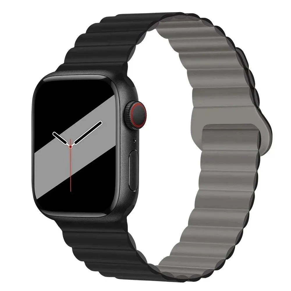 Magnetic band Silicone Sport band For Apple Watch 41mm 42mm 44mm 45mm 46mm 49mm Apple Watch Series 11 10 9 8 7 6 5 4se