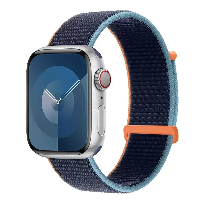 Nylon Loop band For Apple Watch 11 10 9 8 7 46mm 45mm 42mm 41mm Ultra 3 2 49mm Braided band Apple Watch 6 5 4 SE3 44mm 40mm Belt