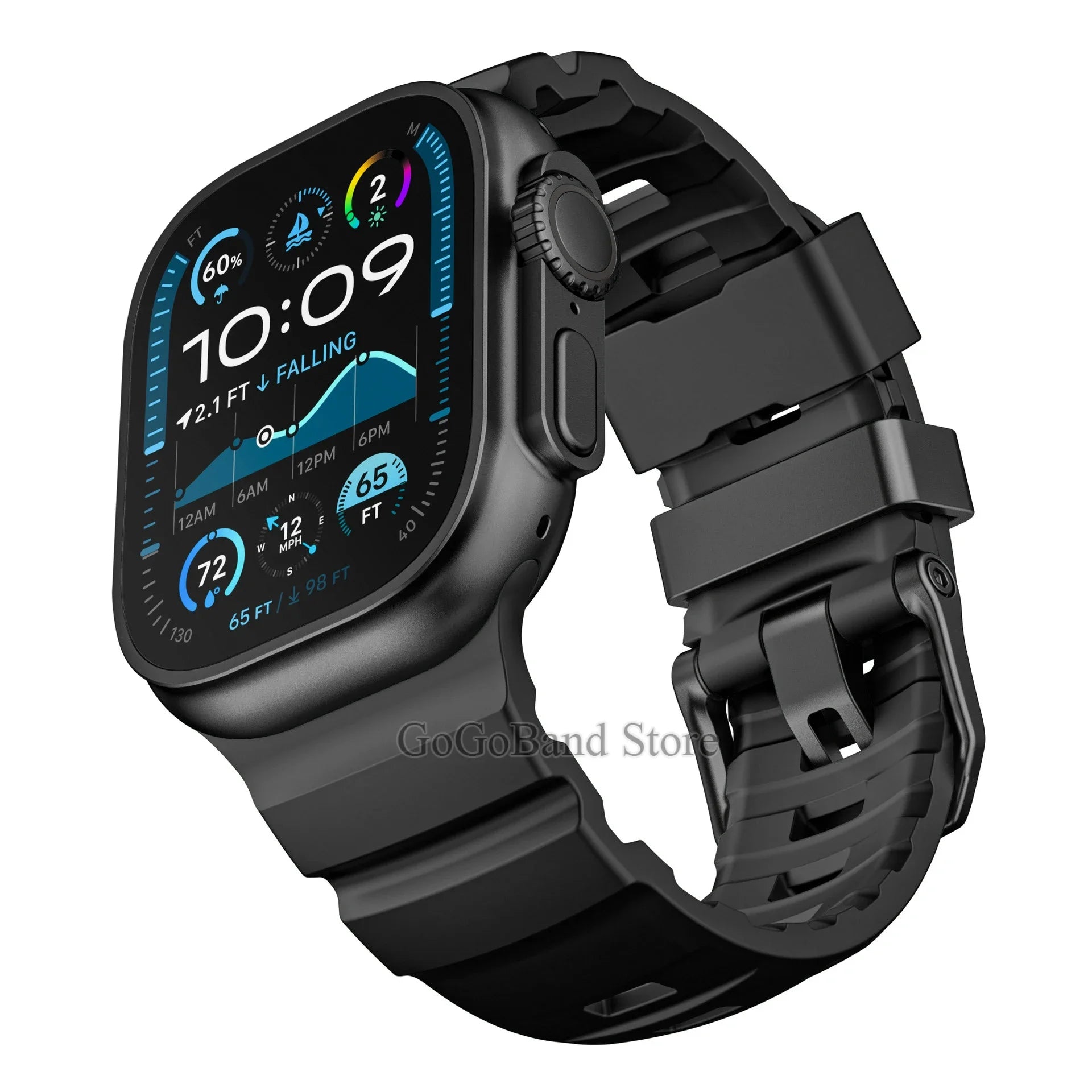 Fluorescence band for Apple Watch band 49mm 46mm 45mm 44mm 42mm Sport Silicone band For Apple Watch Ultra 2 Series 10 9 8 7 6 SE