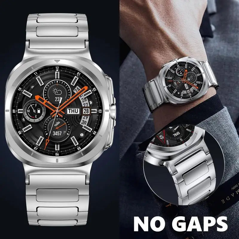 Luxury Metal Strap For Samsung Galaxy Watch Ultra 2025 Stainless Steel Band Correa Bracelet Samsung Galaxy Ultra 47mm Watchband