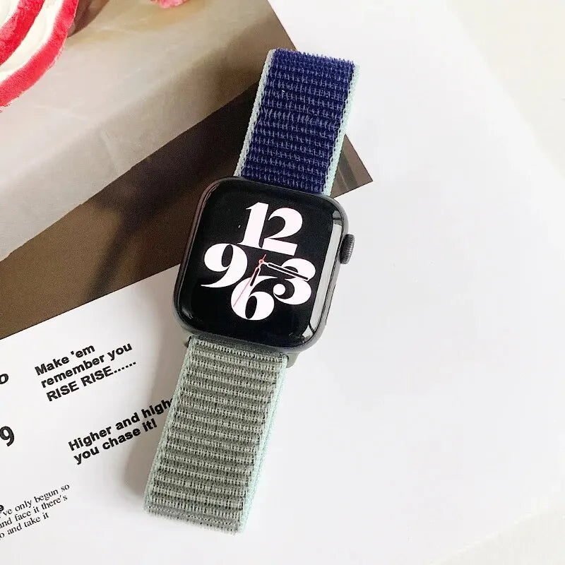 Sport loop For Apple Watch Ultra 2 band 49mm 44mm 40mm 45mm 42mm 41mm 38mm Nylon pride band Apple Watch band Series 9 8 7 6 5 4 3 se