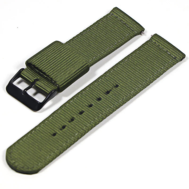 22mm Nylon watch strap For Samsung Galaxy watch 46mm 42mm Active2 Active1 Gear S3 frontier Sports nylon bang