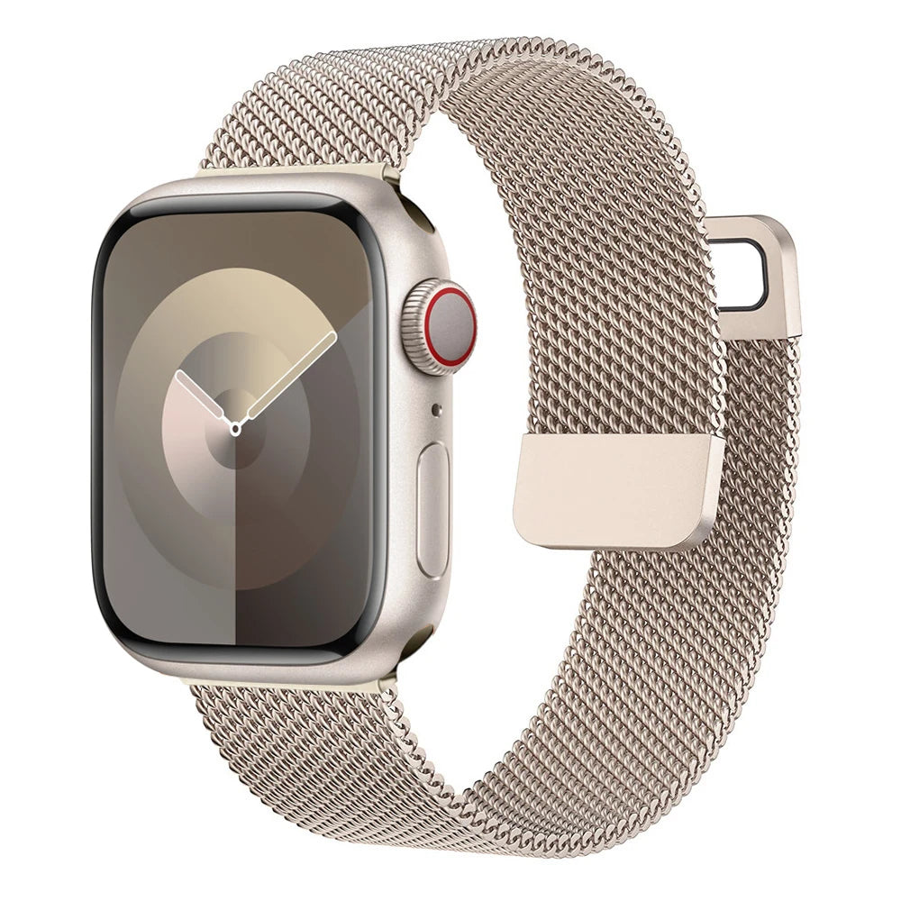 Milanese Loop band For Apple Watch band 44mm 40mm 45mm 49mm 41mm 42mm 38mm Correa band Apple Watch Series 3 4 5 6 SE 7 8 9 Ultra2