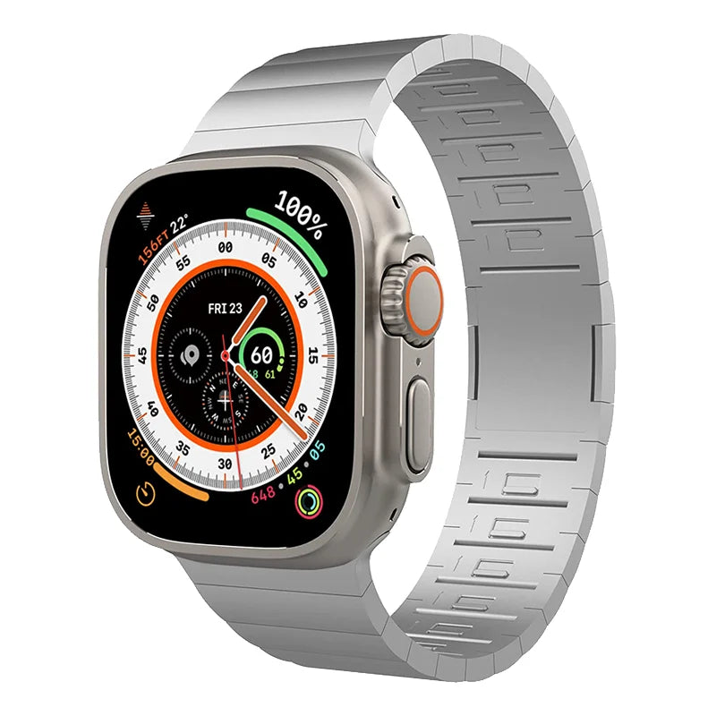 Stainless Steel band for Apple Watch Ultra band 49mm 45mm 41mm 44mm 40mm Magnetic Buckle band for Apple Watch Series 8 7 6 SE 5