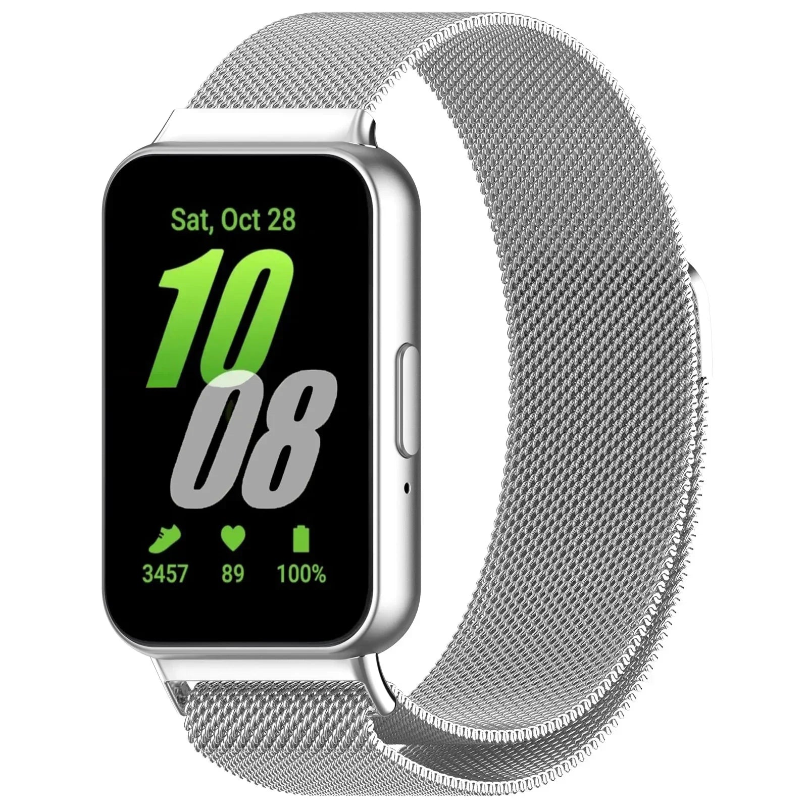 Sport Loop Strap for Samsung Galaxy Fit 3 Accessories Stainless Steel metal belt Bracelet Correa Magnetic Galaxy Fit3 band
