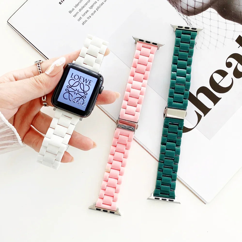 Candy band For Apple Watch band 44mm 40mm 41mm 45mm 38mm 42mm emovable link band Apple Watch Series 9 8 7 SE 6 5 4 3 Ultra 2 49mm
