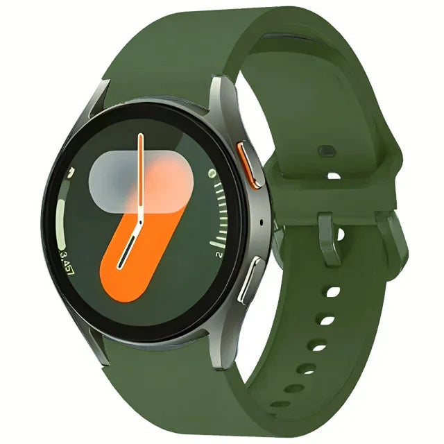 Original Silicone Strap For Samsung Galaxy Watch 7/6/5/4 44mm 40mm 5 Pro Sports Bracelet Galaxy Watch 6 4 Classic 47mm 43mm Band