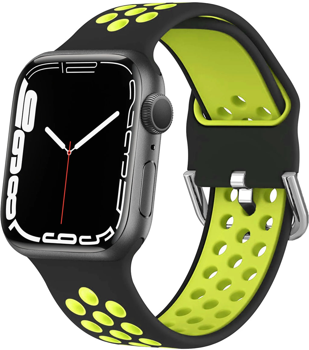 Silicone band For Apple Watch band 44mm 40mm 45mm 49mm 41mm 38mm 42mm 44mm band Apple Watch Ultra 2 Series 7 3 4 5 6 SE 8 Bands