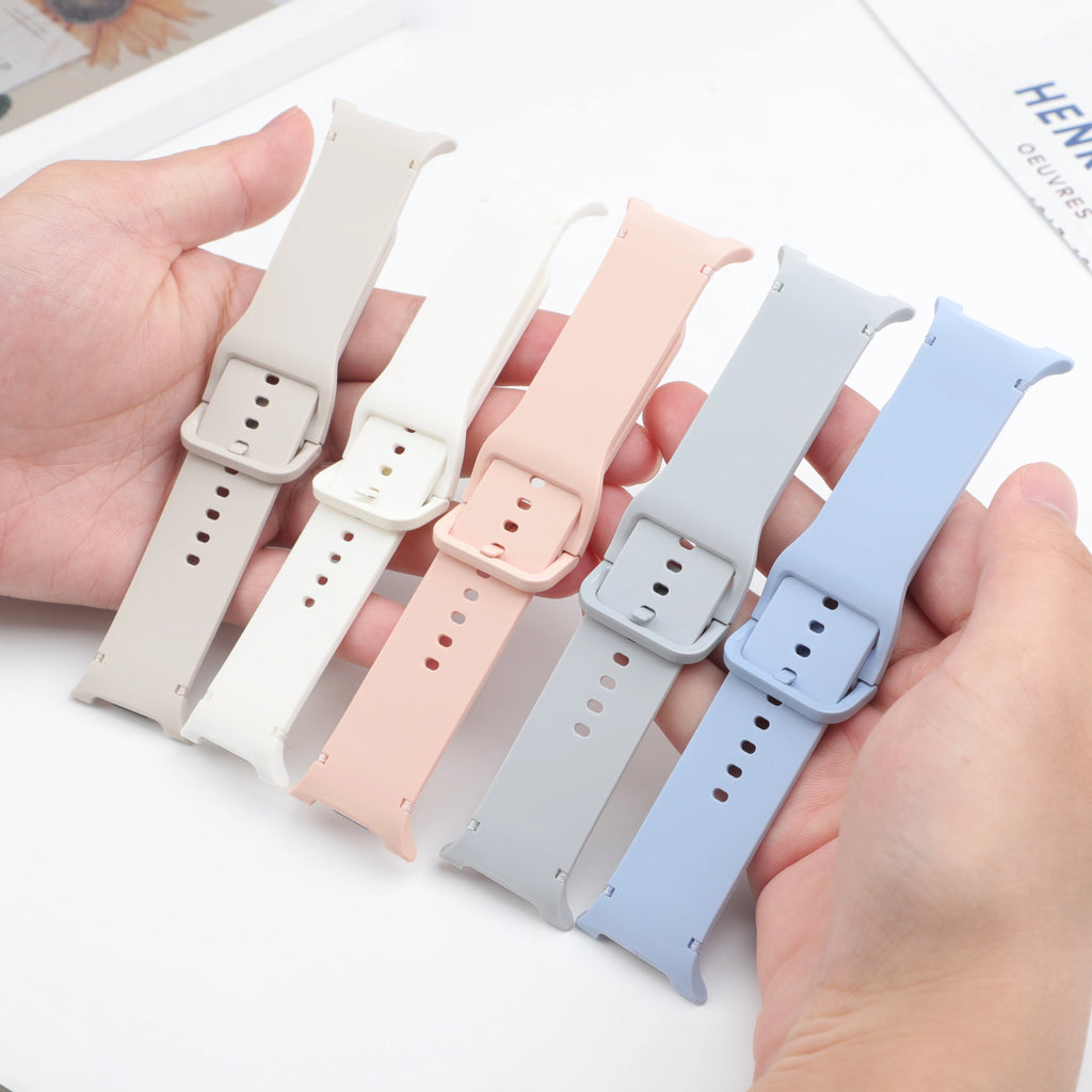 1:1 Sport Band for Samsung Galaxy watch 8 44mm 40mm 8 classic 46mm Wrist Replacement Belt Bracelet Correa Galaxy watch 8 Straps