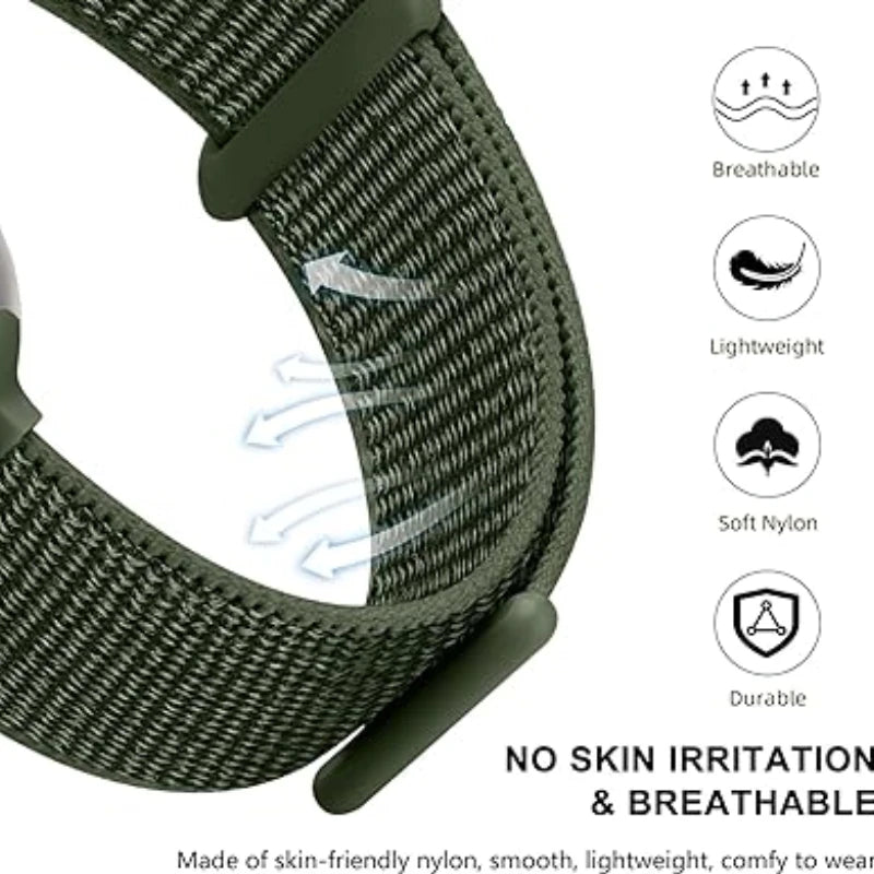 Nylon band for Apple Watch 11 10 46mm 42mm Ultra 3 2 49mm Breathable Replacement Wristband Apple Watch 9 8 7 6 5 SE3 45mm 41mm 44mm