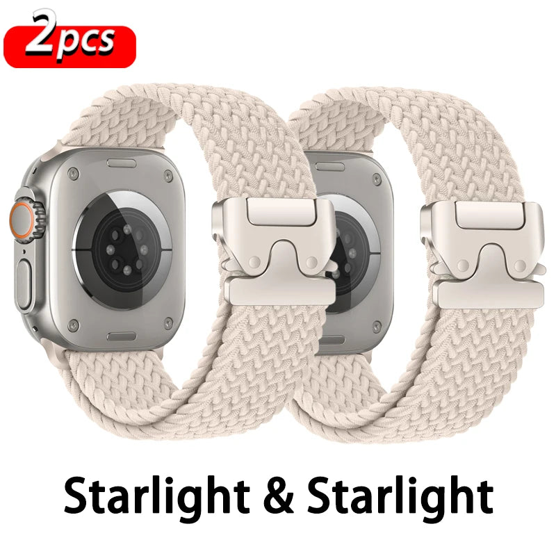 Parachute band for Apple Watch band 46mm 42mm 45mm 44mm 41mm Braided band Correa Apple Watch Series 10 9 8 SE 5 6 7 Ultra 2 49mm