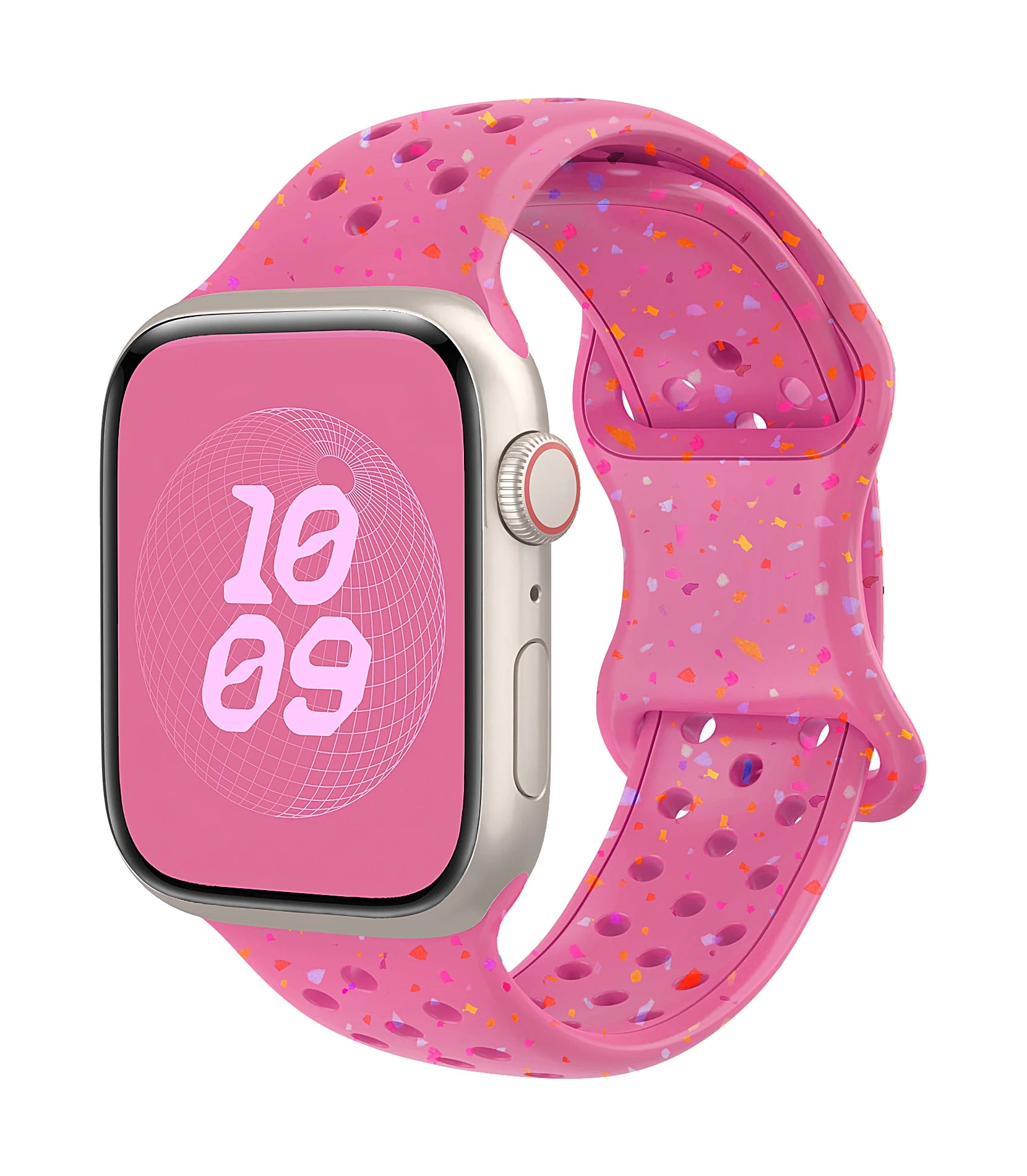 Silicone band for Apple Watch band 40mm 41mm 45mm 44mm 46mm 49mm 42mm Breathable band Apple Watch Series 11 10 9 8 SE 3 Ultra 2