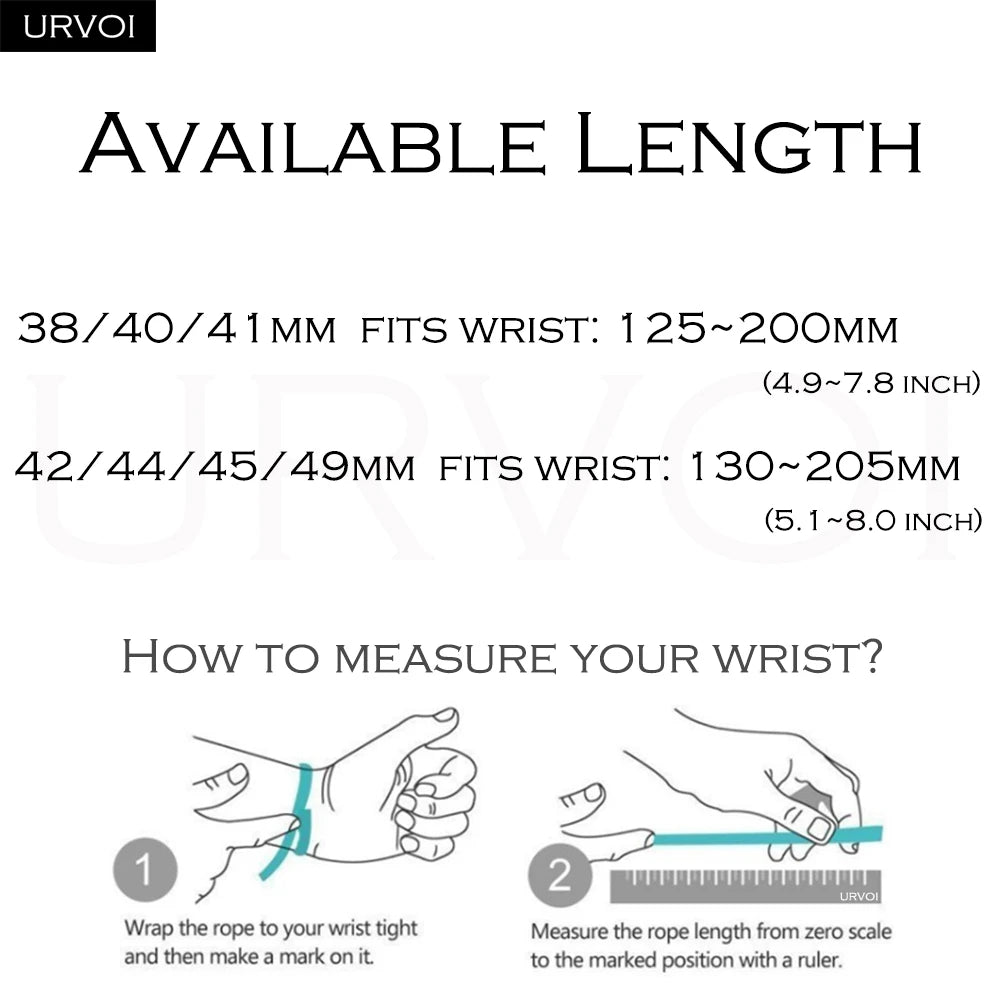 URVOI Titanium band for Apple Watch Ultra 3 2 Series 11 10 9 8 7 6 SE band for Apple Watch Magnet Closure accessories 46mm 49mm