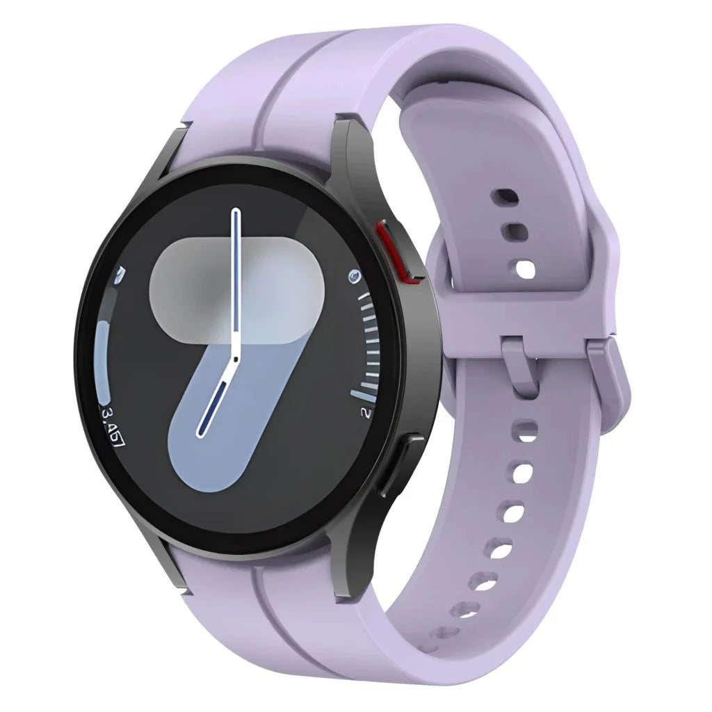 Original Silicone Strap For Samsung Galaxy Watch 7/6/5/4 44mm 40mm 5 Pro Sports Bracelet Galaxy Watch 6 4 Classic 47mm 43mm Band