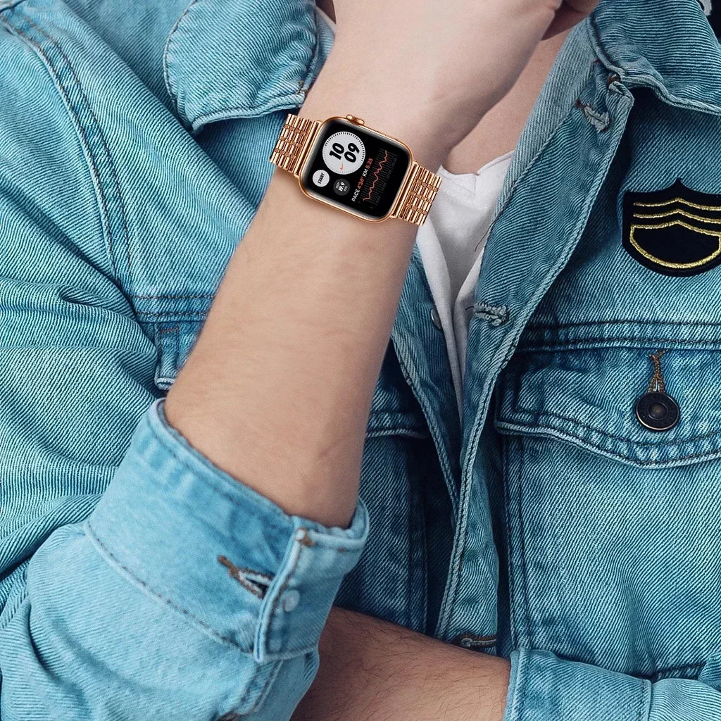 Stainless Steel band for Apple Watch Ultra 2 49mm Series 10 46mm 42mm 44mm 45mm 41mm metal band Apple Watch 9 8 7 6 SE 5 4 band