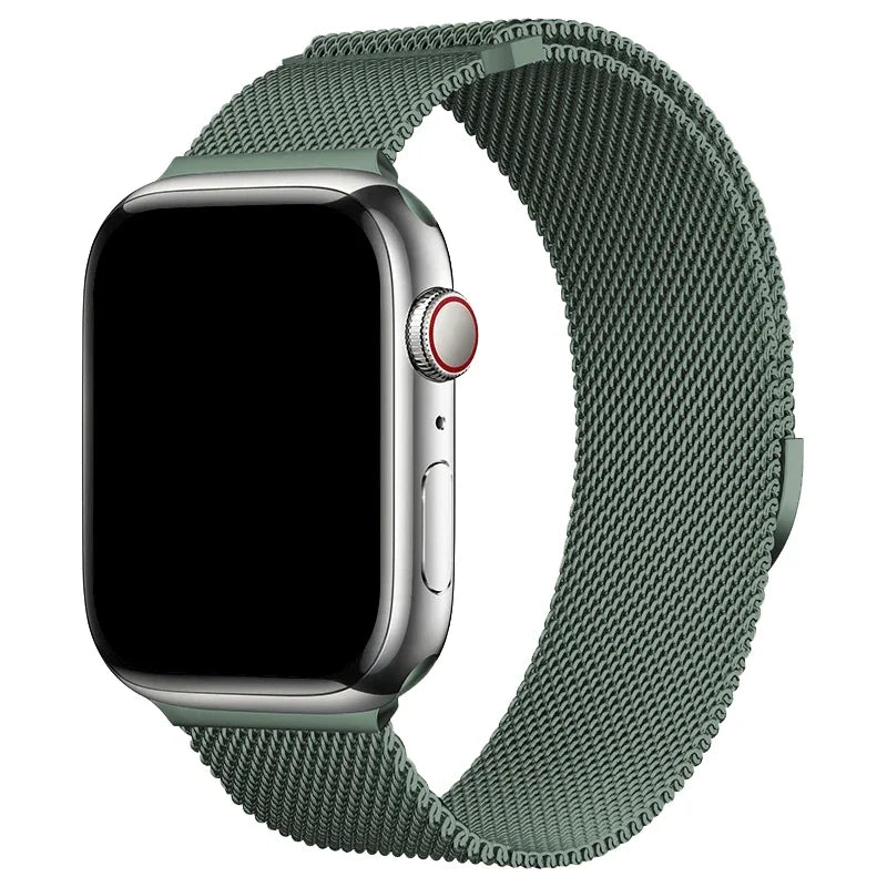 Milaness Magnetic band for Apple Watch Ultra band 49mm 46mm 45mm 44mm 41mm 40mm metal band for Apple Watch 11 10 9 8 7 6 5 4 SE