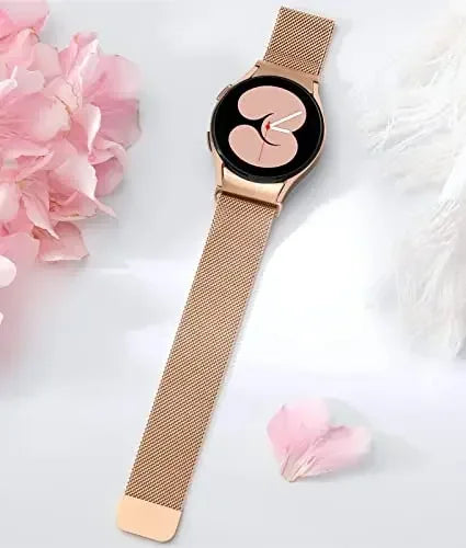 No Gaps Band For Samsung Galaxy Watch 7/FE/6/4/5/5 pro 44mm 40mm 20mm Milanese Loop Bracelet Galaxy 4-6 classic 43mm 47mm Band