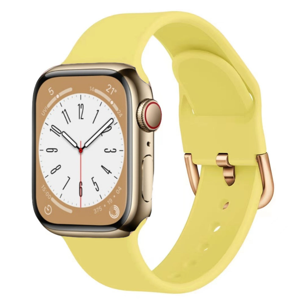 Silicone band for Apple Watch band 46mm 42mm 45mm 41mm 44mm 46mm band Wristband Apple Watch Series 10 9 8 7 6 5 SE Ultra 2 49mm