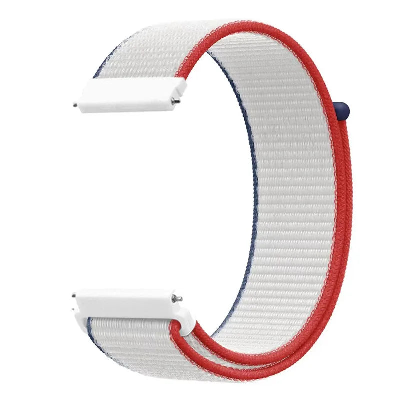 20mm 22mm Nylon Strap for Samsung Galaxy Watch 7/6/5/4 Huawei Watch 5/GT5/4/3 Pro 46mm Breathable Band for Garmin 970 965 955 55