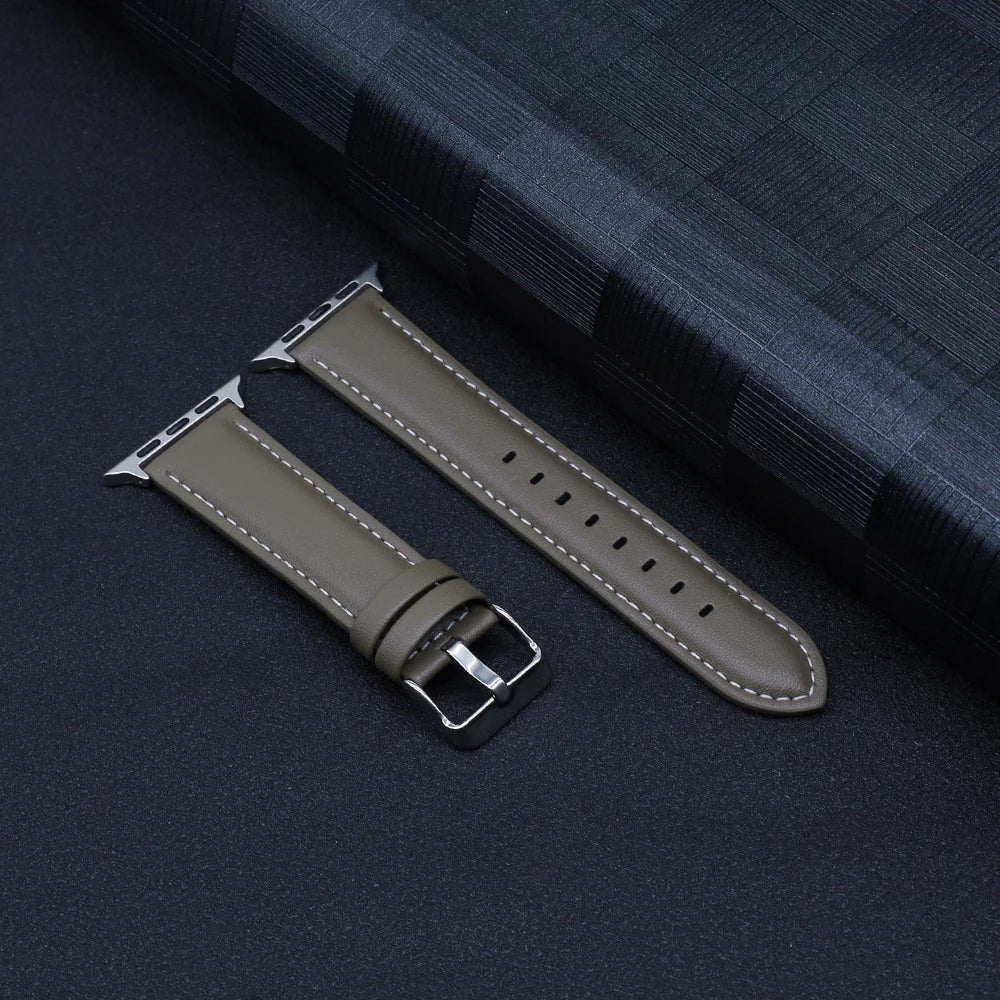 PU Leather band for Apple Watch Series 10 9 7 8 5 6 SE Ultra band 49mm 46mm 44mm 40mm 45mm 41mm 42mm Apple Watch Wristbands