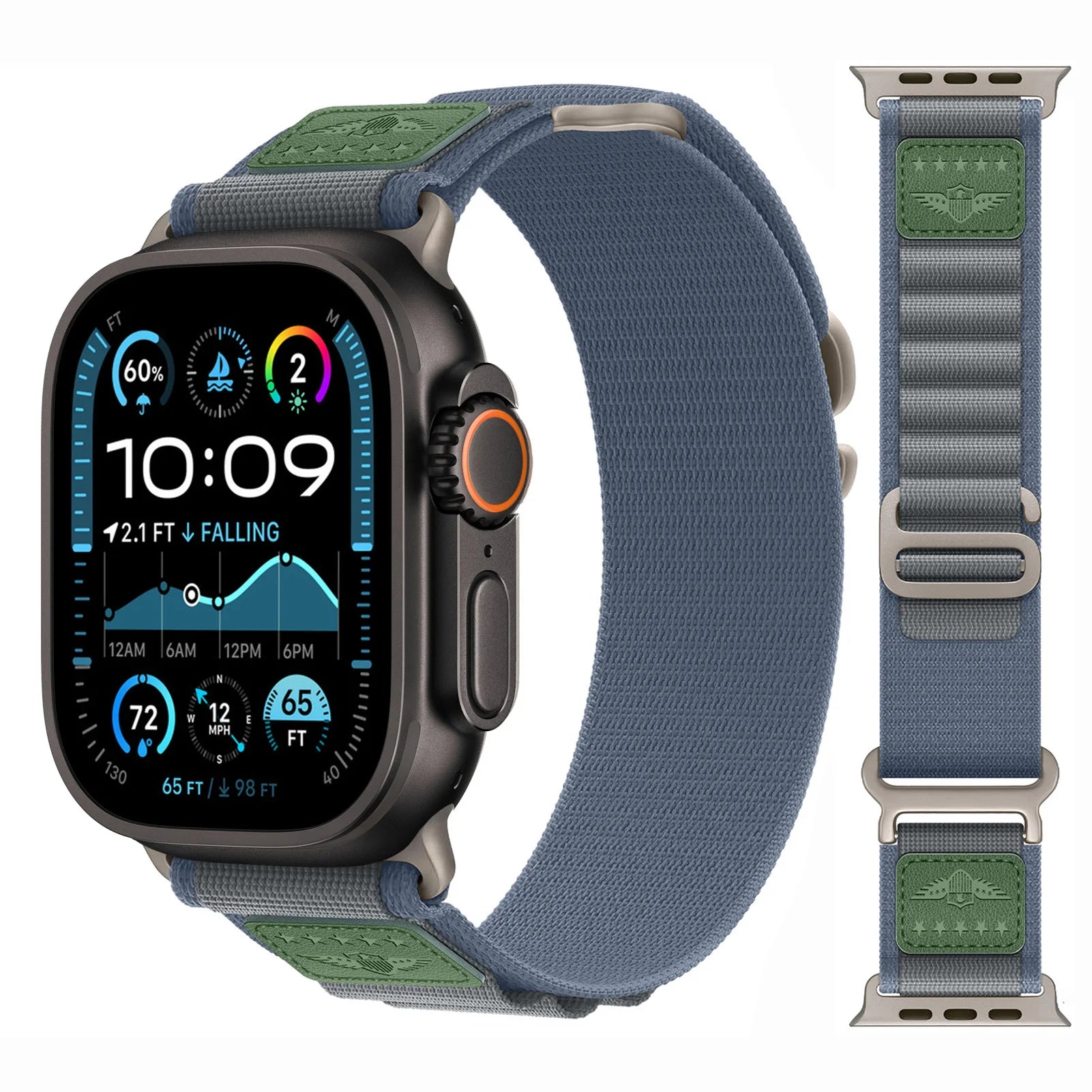 Alpine Loop band for Apple Watch band 44mm 45mm 49mm 40mm 41mm 42mm 38mm correa band Apple Watch Ultra Series 7 6 SE 8 9 10 46mm