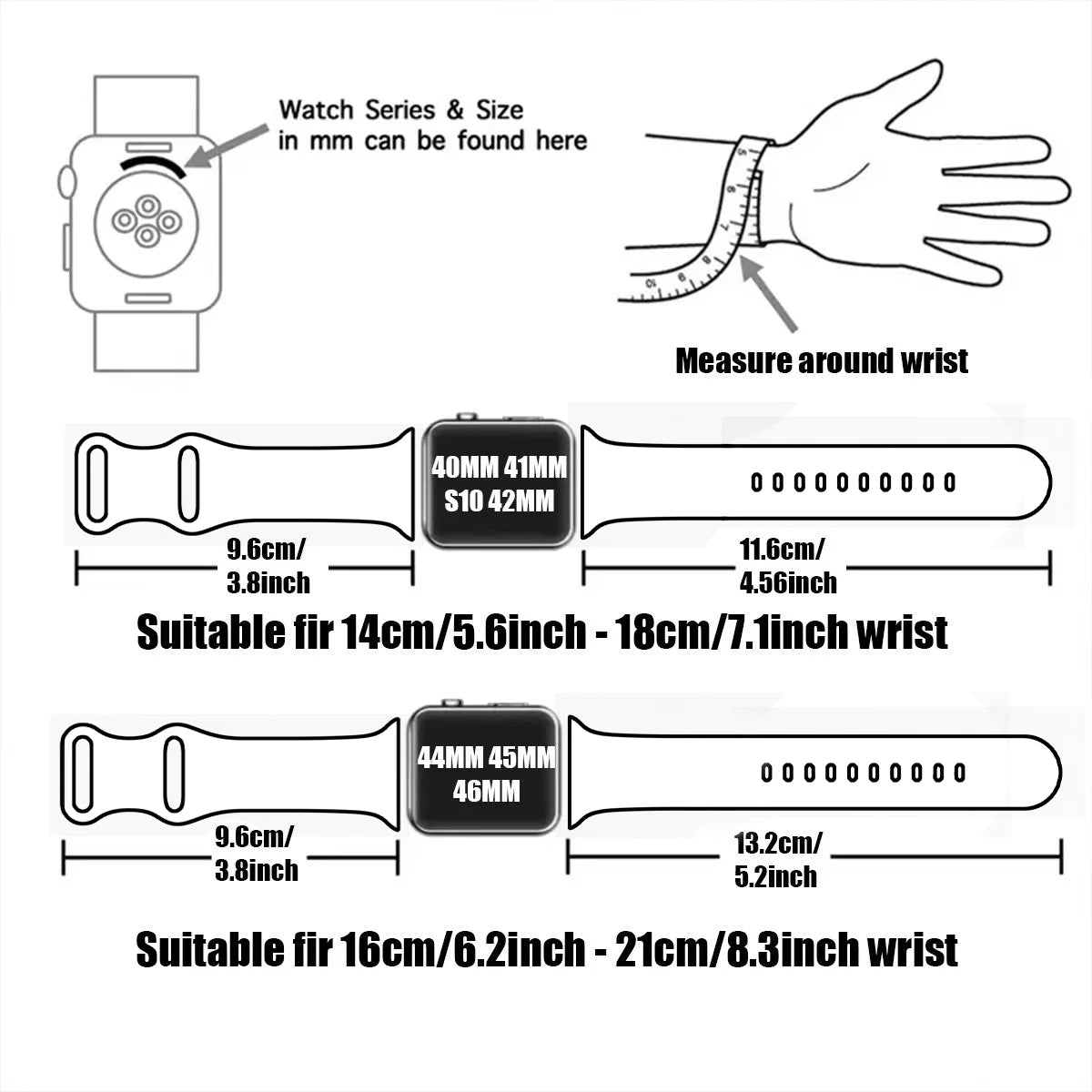 For Apple Watch 38mm 40mm 41mm 44mm 45mm Series 10 42mm 46mm 49mm Animal print silicone watchband for Apple Watch Series 10 9 8 7 6 5 4 3 2