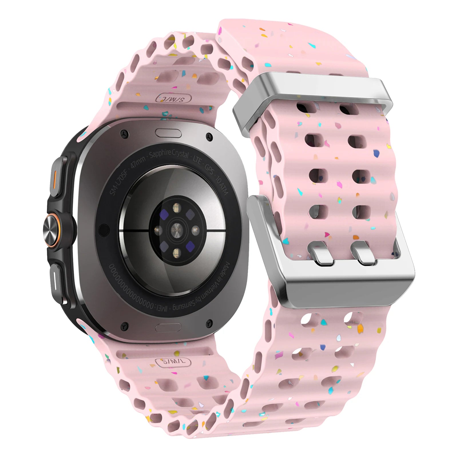 Original Marine for Samsung Galaxy watch Ultra 2 Strap accessories Colorful Sport Bracelet Correa Galaxy watch 7 Ultra 47mm Band