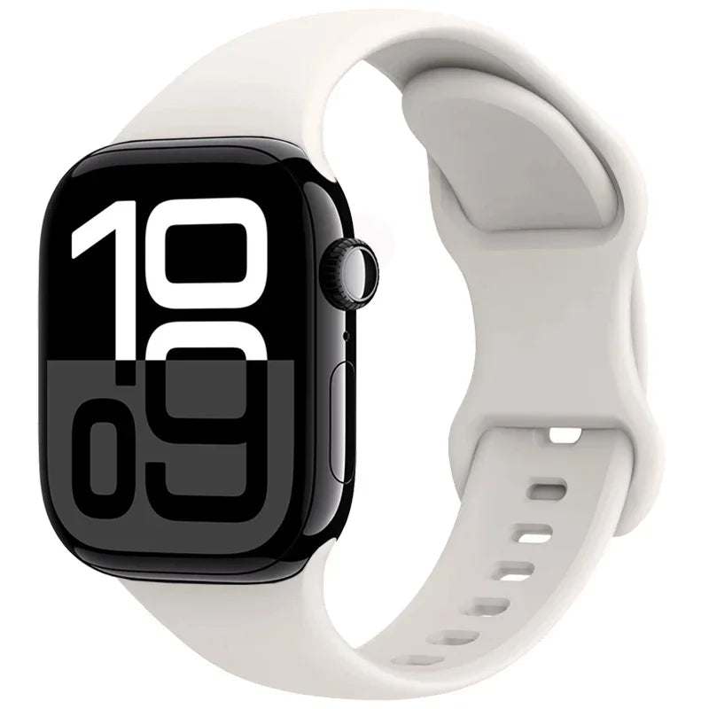 Silicone band For Apple Watch band 11 10 9 8 7 46mm 42mm 45mm 41mm band Wristband Apple Watch Ultra 3 49mm 6 5 4 SE 44mm 40mm Belt