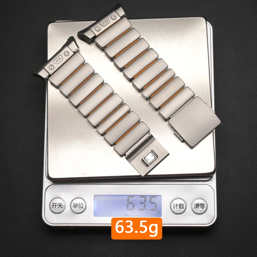 Titanium Strap for Samsung Galaxy Watch 8 Ultra 2025 Watchband Rubber Metal Band for Samsung Galaxy Watch Ultra 47mm 2024 Correa