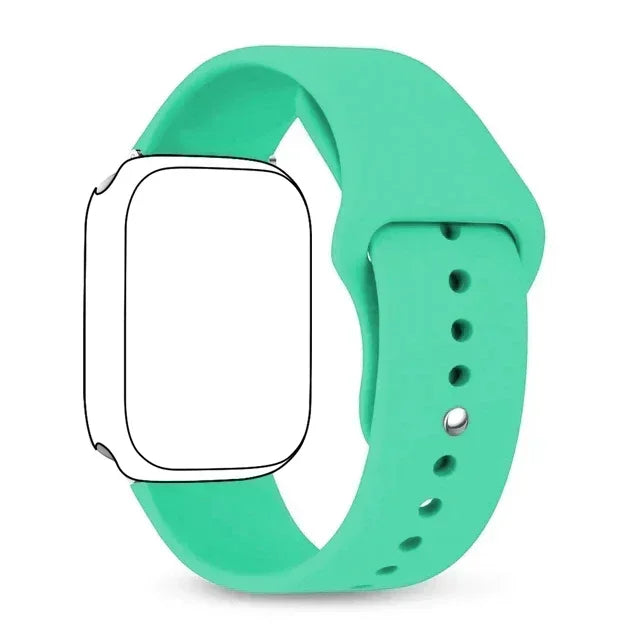 Silicone band For Apple Watch band 46mm 42mm 45mm 44mm 49mm 41mm 40mm 38mm band Apple Watch Series 10 9 8 Ultra 7 SE 3 4 6 Band