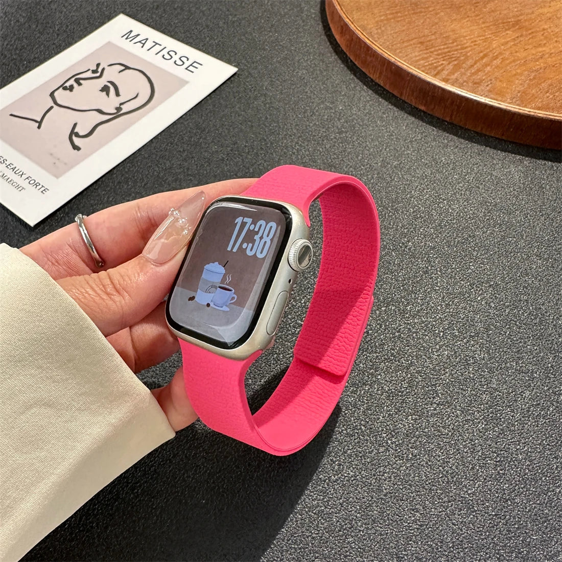 Leather Watch band for Apple Watch band 44mm 49mm 45mm 42mm 40mm 46mm 38mm 41mm band Apple Watch Series 10 Ultra 9 8 7 6 5 4 3 SE