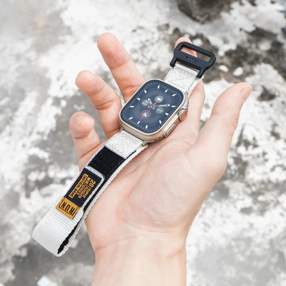 Sport Nylon band for Apple Watch band 45mm 44mm 40mm 41mm 42mm 46mm 49mm Nylon band Apple Watch Series 10 9 8 7 SE Ultra Correa