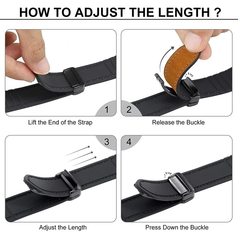 Leather band for Apple Watch 10 Ultra 9 band 46mm 49mm 42mm 44mm 45mm 40mm 41mm band men Silicone Apple Watch Series 9 8 7 SE 6 5