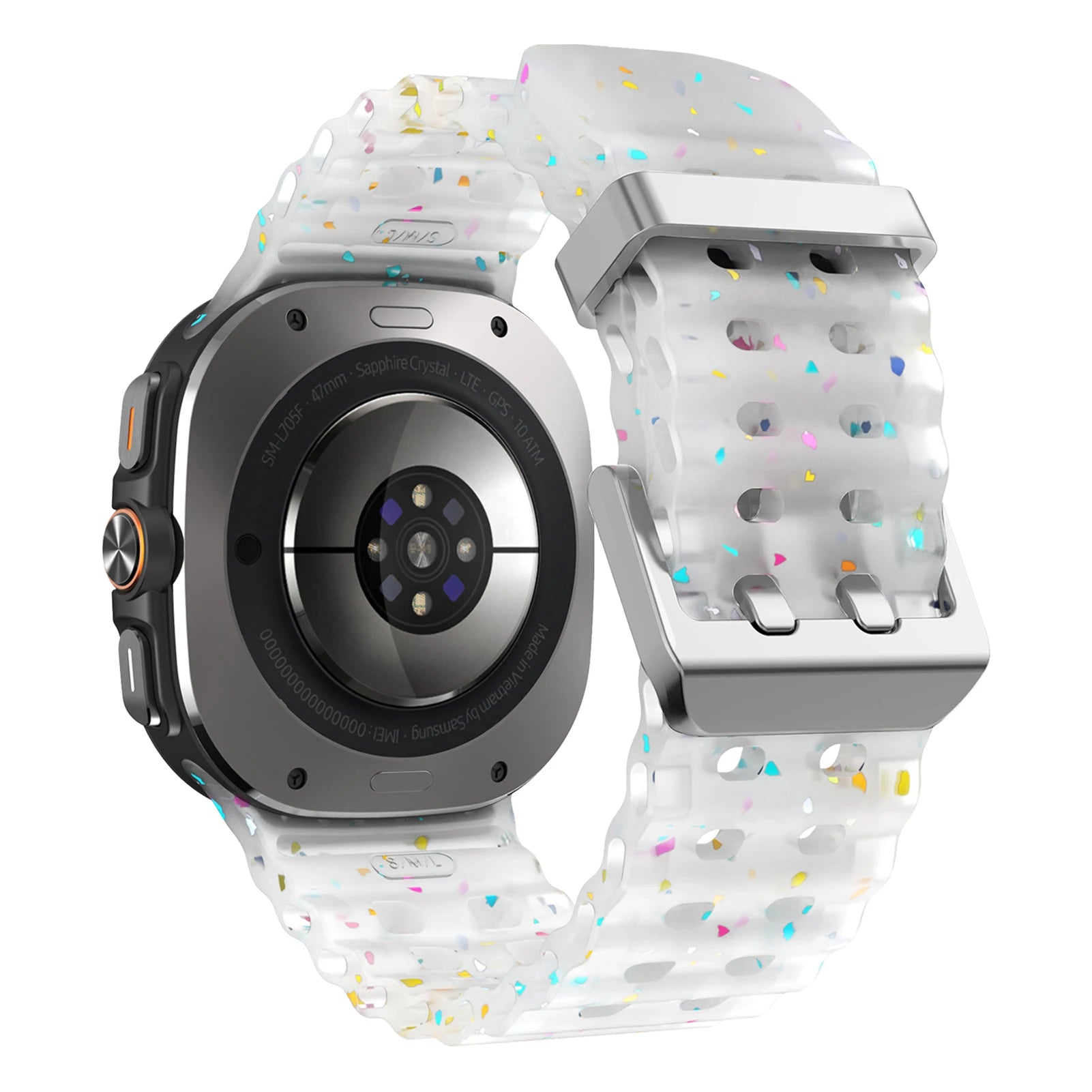 Original Marine for Samsung Galaxy watch Ultra 2 Strap accessories Colorful Sport Bracelet Correa Galaxy watch 7 Ultra 47mm Band